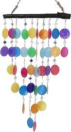 GURU SHOP Muschel Mobile, Ethno Windspiel,