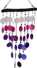 GURU SHOP Muschel Mobile, Ethno Windspiel,