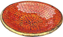 GURU SHOP Runde Mosaikschale, Untersetzer,