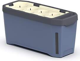 GUSTA GARDEN Harry Herbs 4in1 Kräutertopf Blau -