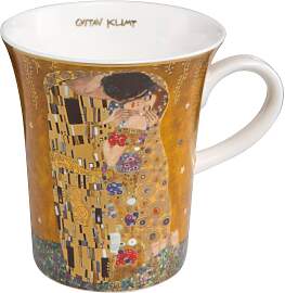 Gustav Klimt Becher, Tasse Der Kuss H. 11cm 400ml