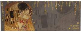 Gustav Klimt Magnettafel Der Kuss 80x30cm Glas +