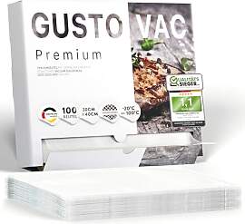 GustoVac Premium Vakuumbeutel, 100 Stk. 30x40cm