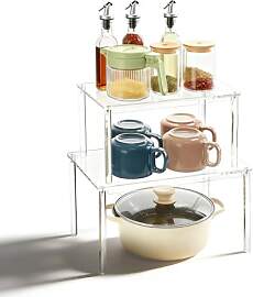 GWBPES Clear Küchen Organizer, 2 Stück