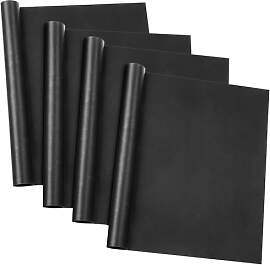 GWHOLE 4 Stück BQ Grillmatte Dauerbackfolie für