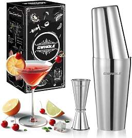 GWHOLE Cocktail Shaker 750ml Edelstahl 304