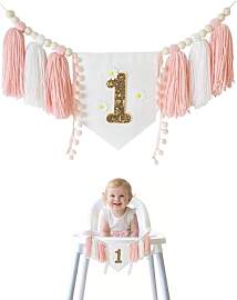 Gxdamxz 1. Geburtstag Deko Mädchen, Erster