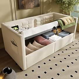 Gxffipw Schlafsofa Tagesbett 90x200 cm mit