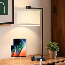 GyroVu Nachttischlampe, Tischlampe mit