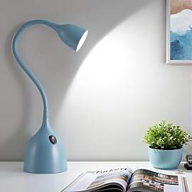 GyroVu Schreibtischlampe Blau, LED Tischlampe,