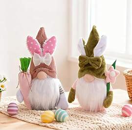 GZWY 2 Stück Ostern Deko Wichtel, Osterdeko