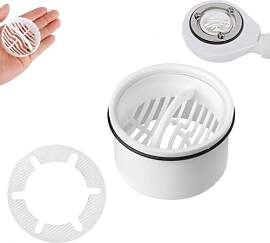 Haarsieb Tauchrohr für Dusche Ablaufgarnitur Set, 