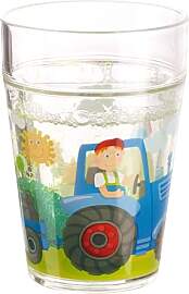 HABA Glitzerbecher Traktor – Kinderbecher mit