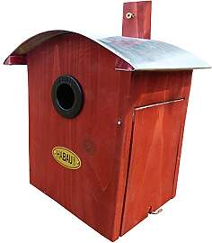 Habau 2964 Nistkasten Runddach, rot