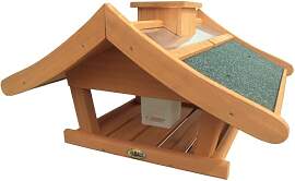 HABAU Vogelhaus Estland mit Futtersilo und