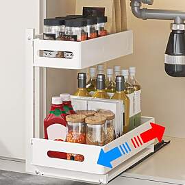 HABITELLO 2 Etagen Spülschrank Organizer