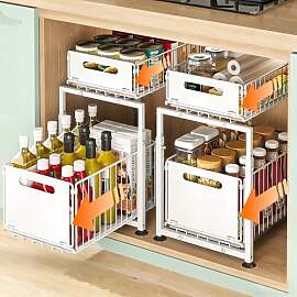 HABITELLO Ausziehbarer Spülschrank Organizer 2