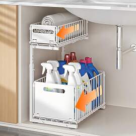 HABITELLO Ausziehbarer Spülschrank Organizer 2