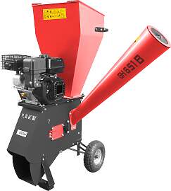Häcksler GÜDE "GH 651 B", rot, 7,6cm,
