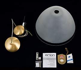 Hängeleuchte OPALDESIGN, Gold-matt, 40 cm