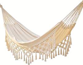 Hängematte für Hause drinnen und draußen Boho