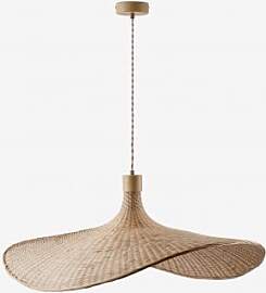 Hängende Deckenlampe Aus Bambus Chaifer