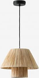 Hängende Deckenlampe Aus Raphia Aruel Design