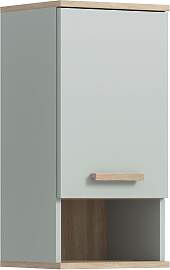 Hängeschrank Star ca. 34x68x28 cm Eiche/Grüngrau