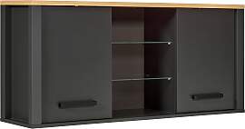 Hängeschrank Venet, Anthrazit/Artisan Eiche