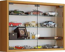 Hängevitrine Mandosa M ca. 60x40x10 cm Buchefarben