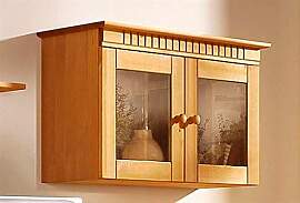 Hängevitrine OTTO HOME, beige (natur gebeizt,