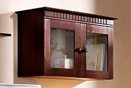Hängevitrine OTTO HOME, braun (dunkelbraun),