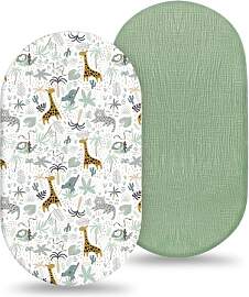 HAGOT 2er-Pack Bettlaken Spannbettlaken,