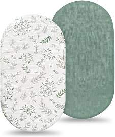 HAGOT 2er-Pack Bettlaken Spannbettlaken,