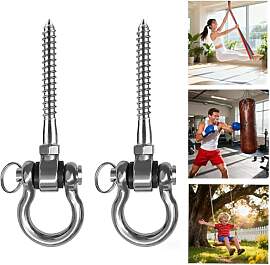 HAGWARE 2Pcs Schaukelhaken Holzbalken Deckenhaken