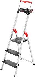 Hailo L100 Topline Alu-Sicherheits-Stehleiter - 3