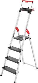 Hailo L100 Topline Alu-Sicherheits-Stehleiter - 4