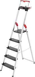 Hailo L100 Topline Alu-Sicherheits-Stehleiter - 5