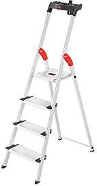 Hailo L80 ComfortLine Alu-Sicherheits-Stehleiter - 