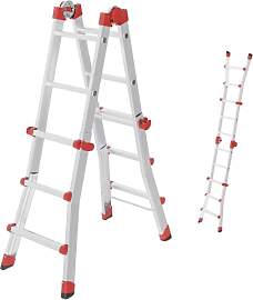 Hailo M80 Alu-Multifunktionsleiter - Schiebeleiter 