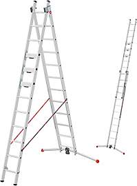 Hailo Master S110 Pro Mehrzweckleiter - 2-teilige, 