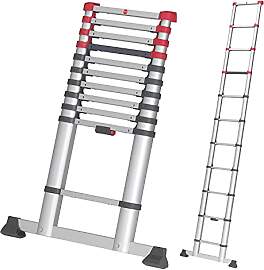 Hailo T80 FlexLine Alu Sicherheits-Teleskopleiter