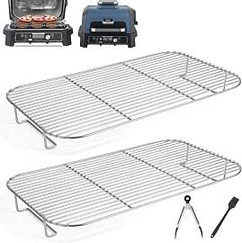 HAIWILL 2 Stück Grillrost Edelstahl für Ninja
