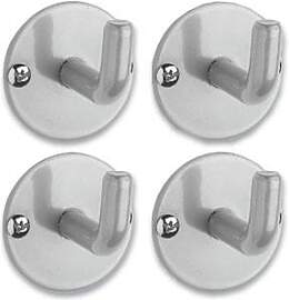 Haken Hängar in Alufarben, 4er Set