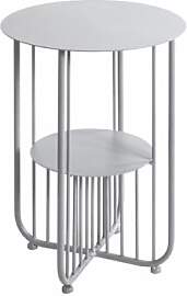 HAKU Beistelltisch rund Coolgrey Metall runder