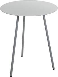 HAKU Beistelltisch rund grau Metall runder