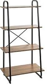 HAKU Möbel Bücherregal eiche 60,0 x 36,0 x 128,0 