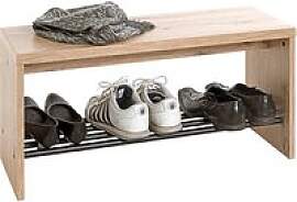 HAKU Möbel Schuhbank 37449 eiche-hell Holz 80,0 cm