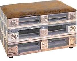 HAKU Möbel Sitztruhe 25970 Motiv Palette 1 Holz