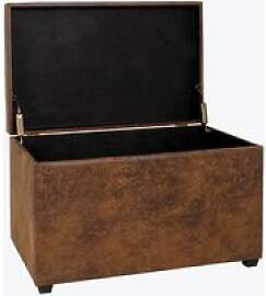 HAKU Möbel Sitztruhe 52824 braun Holz 58,0 cm